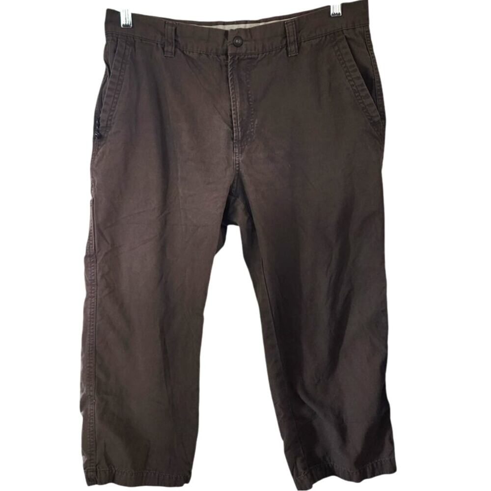 Columbia Women's Cropped Capri Brown Pants Size 14